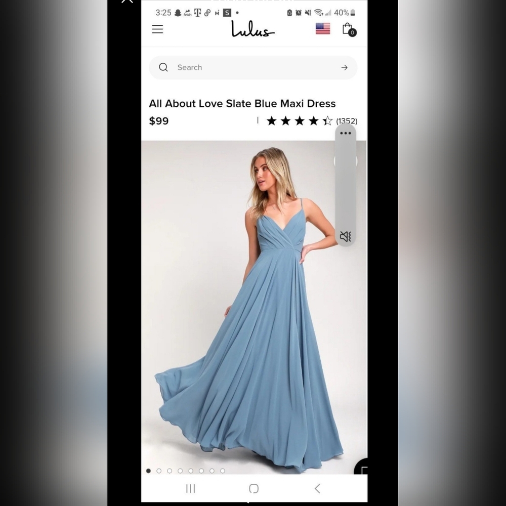 Lulu's Blue formal dress